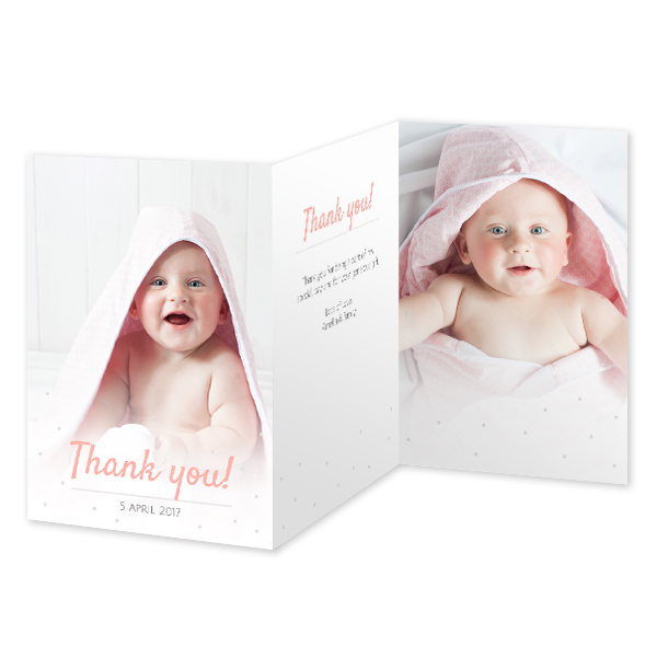 Double Folded Card Portrait 10 x 14,3 cm