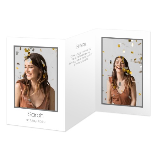 Double Folded Card Portrait 10 x 14,3 cm