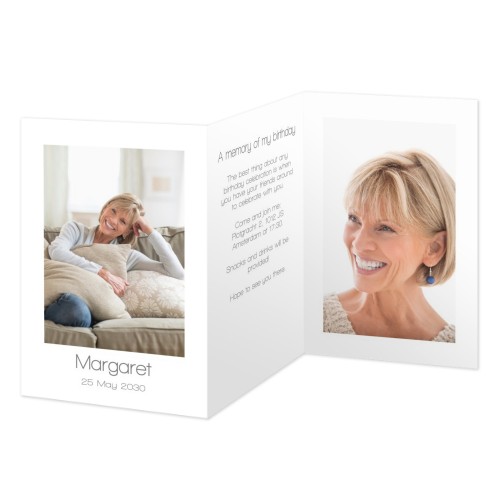 Doppelt gefaltete Grusskarte Hochformat 10 x 14,3 cm Doppelt gefaltete Grusskarte Hochformat 10 x 14,3 cm