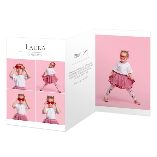 Faire-part 3 volets Portrait 10 x 14,3 cm Faire-part 3 volets Portrait 10 x 14,3 cm