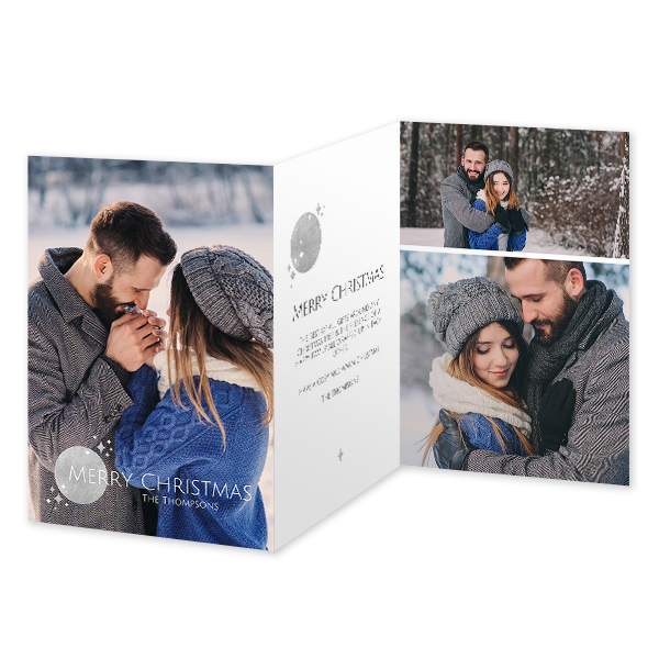 Double Folded Card Portrait 10 x 14,3 cm