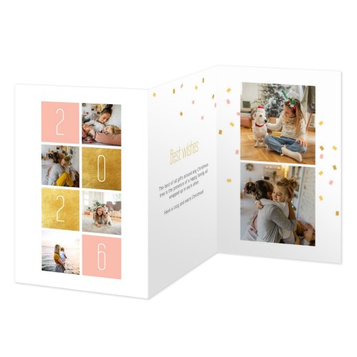 Doppelt gefaltete Grusskarte Hochformat 10 x 14,3 cm Doppelt gefaltete Grusskarte Hochformat 10 x 14,3 cm