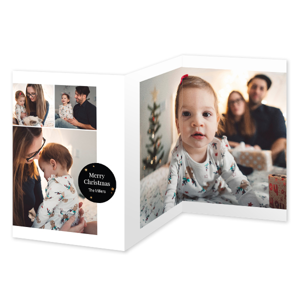 Double Folded Card Portrait 10 x 14,3 cm