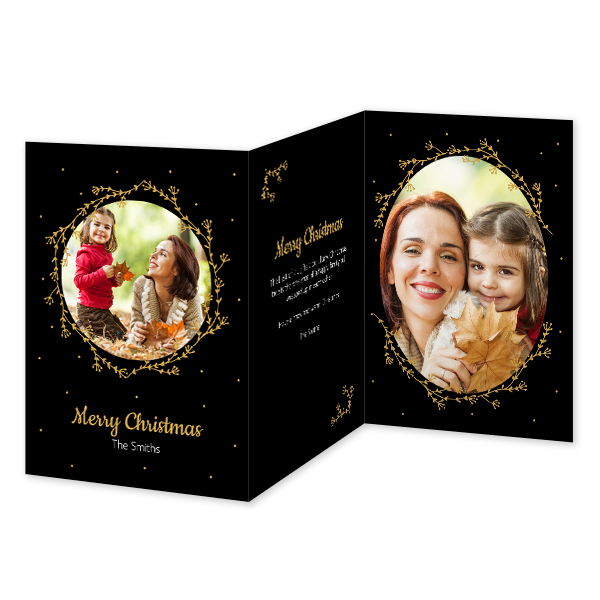 Double Folded Card Portrait 10 x 14,3 cm