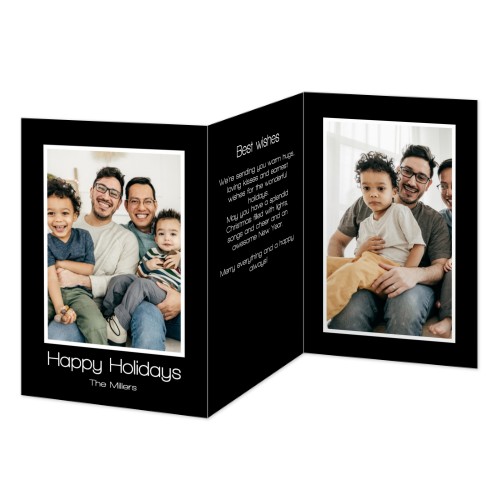 Double Folded Card Portrait 10 x 14,3 cm