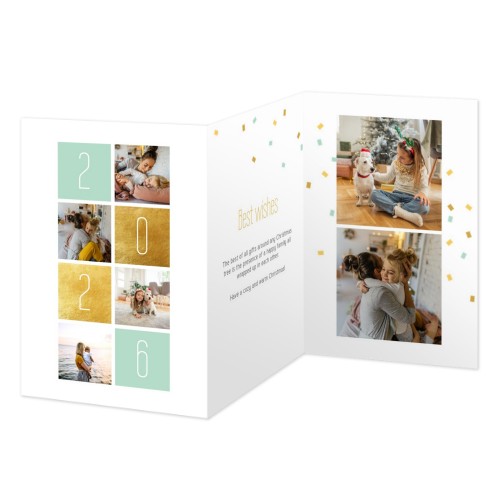 Double Folded Card Portrait 10 x 14,3 cm