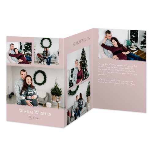 Faire-part 3 volets Portrait 10 x 14,3 cm