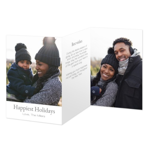 Dubbelgevouwen Kaart Staand 10 x 14,3 cm