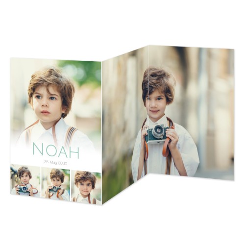 Double Folded Card Portrait 10 x 14,3 cm