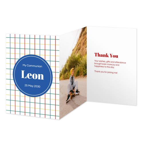 Double Folded Card Portrait 10 x 14,3 cm