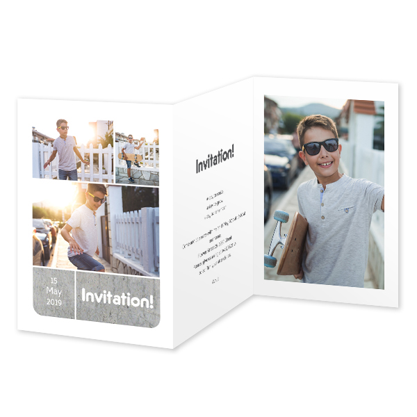 Double Folded Card Portrait 10 x 14,3 cm Double Folded Card Portrait 10 x 14,3 cm