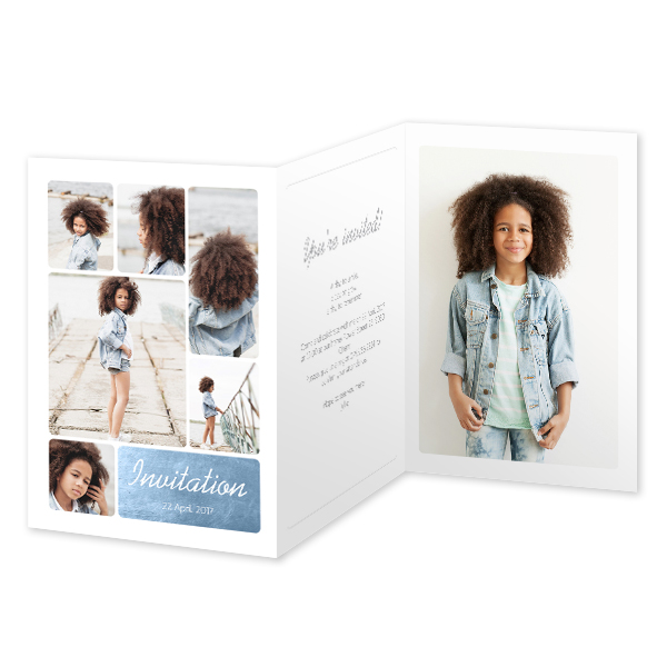 Fotokort 6 sider Stående 10 x 14,3 cm