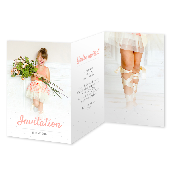 Double Folded Card Portrait 10 x 14,3 cm