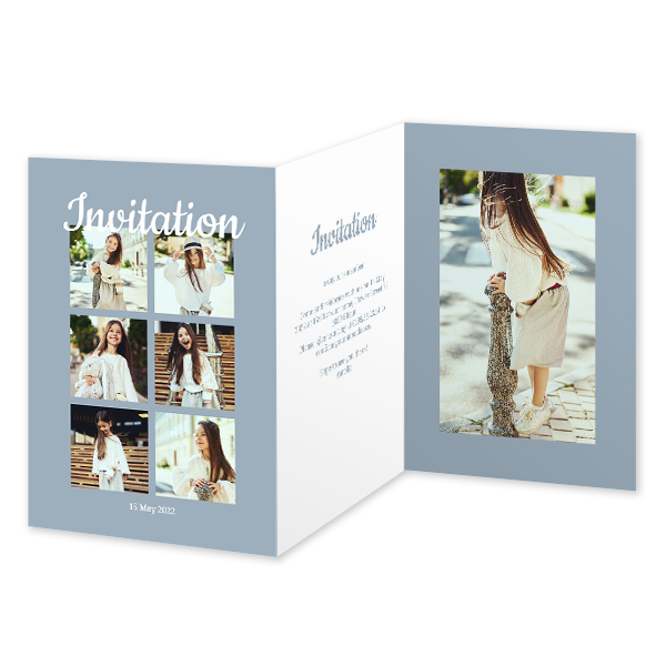 Double Folded Card Portrait 10 x 14,3 cm Double Folded Card Portrait 10 x 14,3 cm