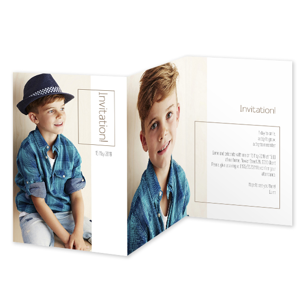 Double Folded Card Portrait 10 x 14,3 cm