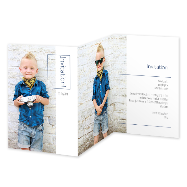 Double Folded Card Portrait 10 x 14,3 cm