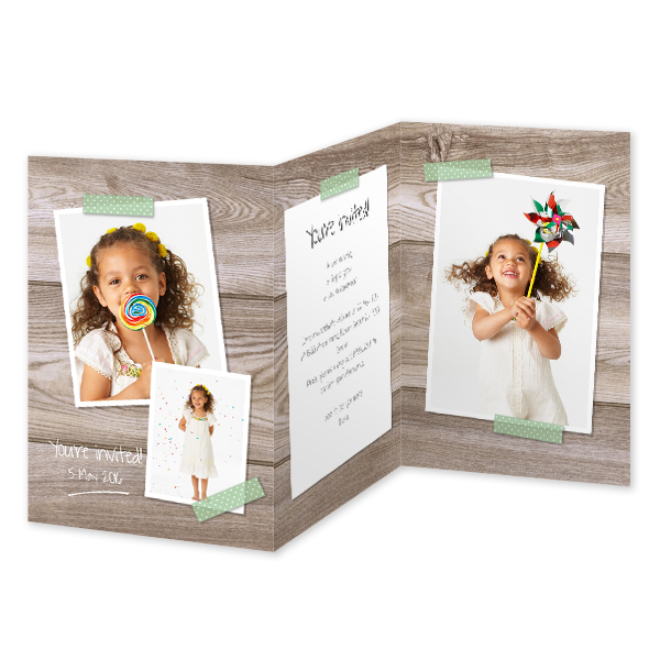 Double Folded Card Portrait 10 x 14,3 cm