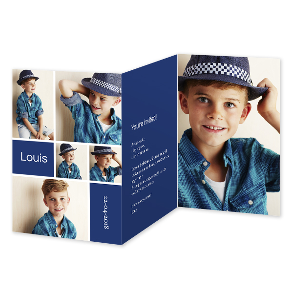 Double Folded Card Portrait 10 x 14,3 cm