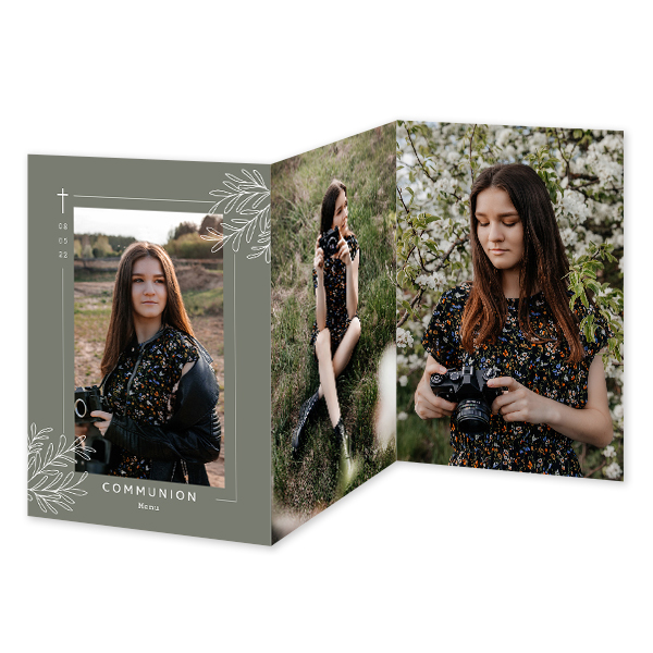 Double Folded Card Portrait 10 x 14,3 cm Double Folded Card Portrait 10 x 14,3 cm