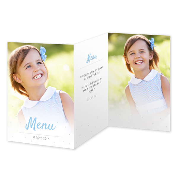 Double Folded Card Portrait 10 x 14,3 cm