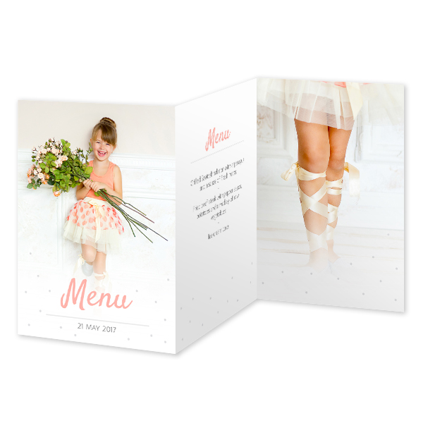 Double Folded Card Portrait 10 x 14,3 cm