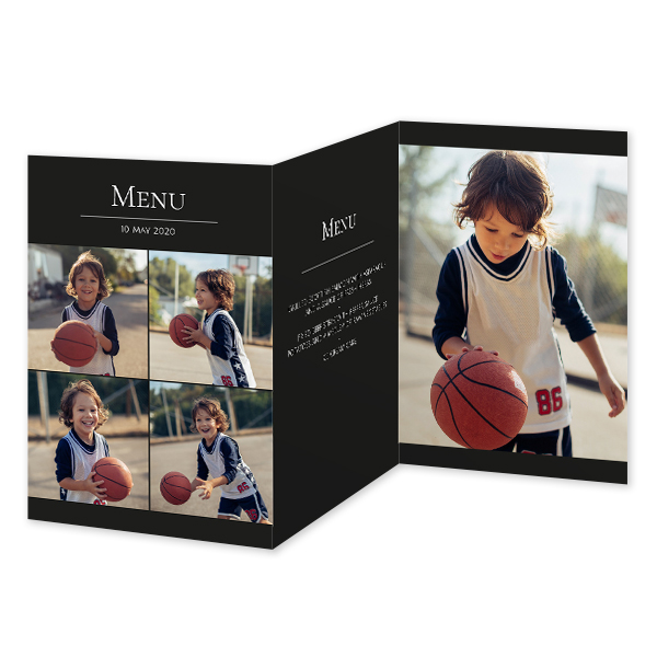 Faire-part 3 volets Portrait 10 x 14,3 cm Faire-part 3 volets Portrait 10 x 14,3 cm