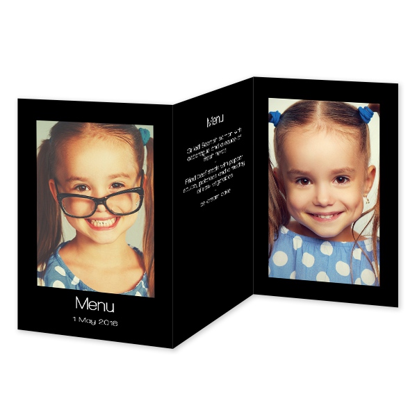 Double Folded Card Portrait 10 x 14,3 cm