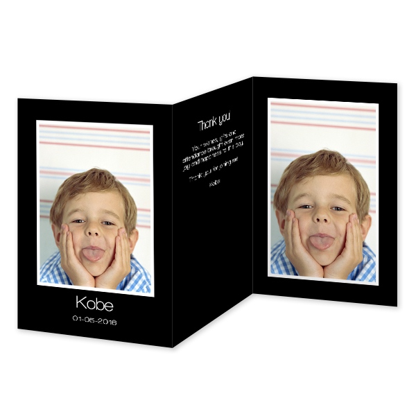 Double Folded Card Portrait 10 x 14,3 cm