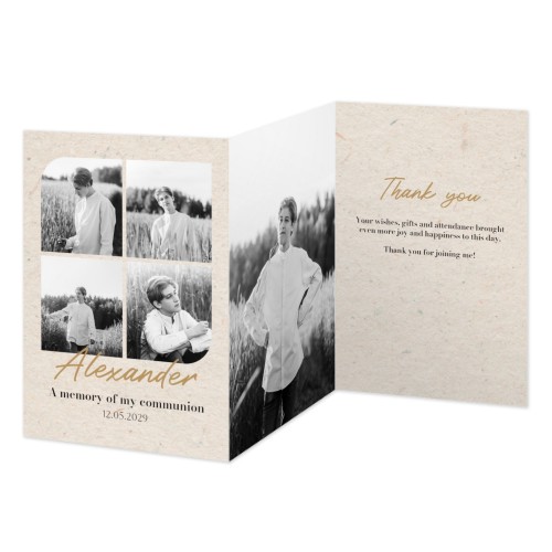 Doppelt gefaltete Grusskarte Hochformat 10 x 14,3 cm Doppelt gefaltete Grusskarte Hochformat 10 x 14,3 cm