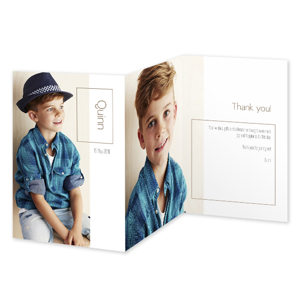 Double Folded Card Portrait 10 x 14,3 cm