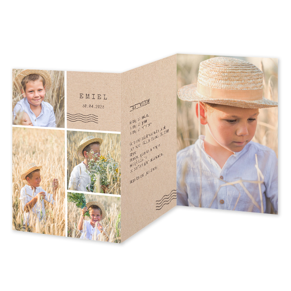Double Folded Card Portrait 10 x 14,3 cm Double Folded Card Portrait 10 x 14,3 cm