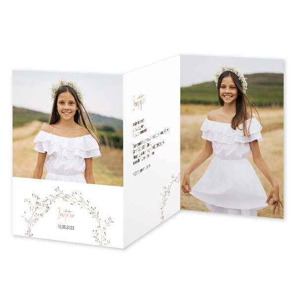 Double Folded Card Portrait 10 x 14,3 cm Double Folded Card Portrait 10 x 14,3 cm