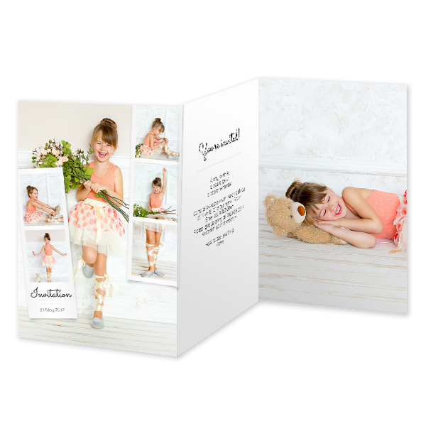 Dubbelgevouwen Kaart Staand 10 x 14,3 cm