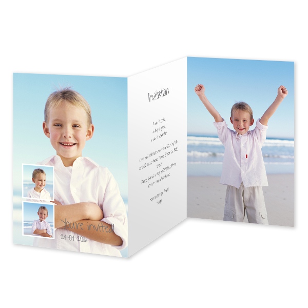 Double Folded Card Portrait 10 x 14,3 cm