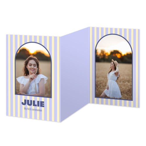 Double Folded Card Portrait 10 x 14,3 cm