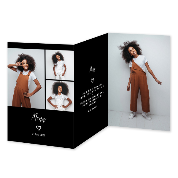 Fotokort 6 sider Stående 10 x 14,3 cm