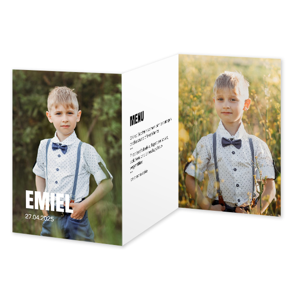 Double Folded Card Portrait 10 x 14,3 cm Double Folded Card Portrait 10 x 14,3 cm