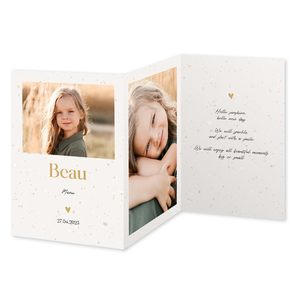 Double Folded Card Portrait 10 x 14,3 cm Double Folded Card Portrait 10 x 14,3 cm
