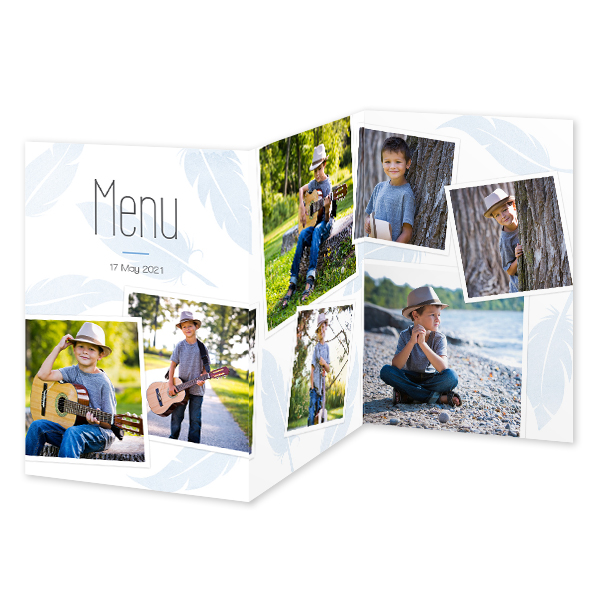 Faire-part 3 volets Portrait 10 x 14,3 cm Faire-part 3 volets Portrait 10 x 14,3 cm