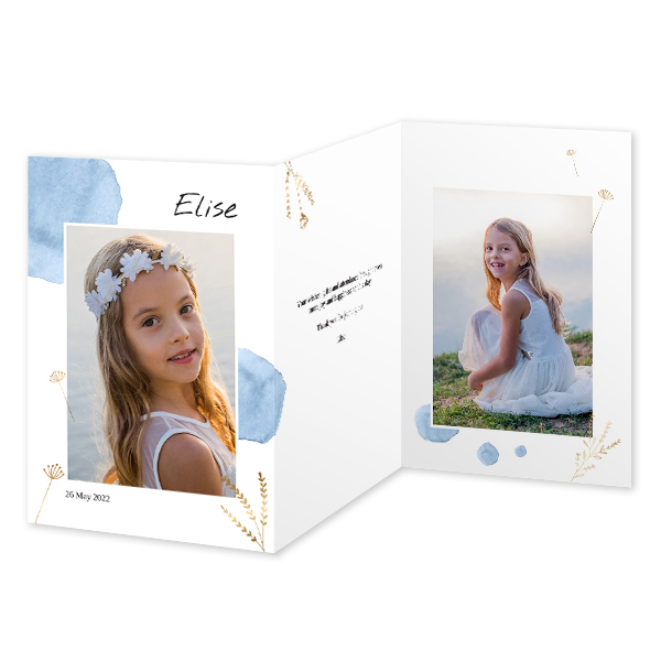 Double Folded Card Portrait 10 x 14,3 cm Double Folded Card Portrait 10 x 14,3 cm