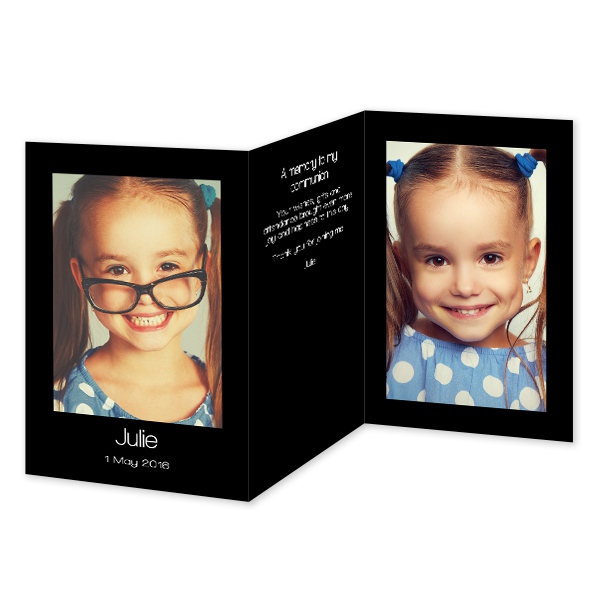 Dubbelgevouwen Kaart Staand 10 x 14,3 cm