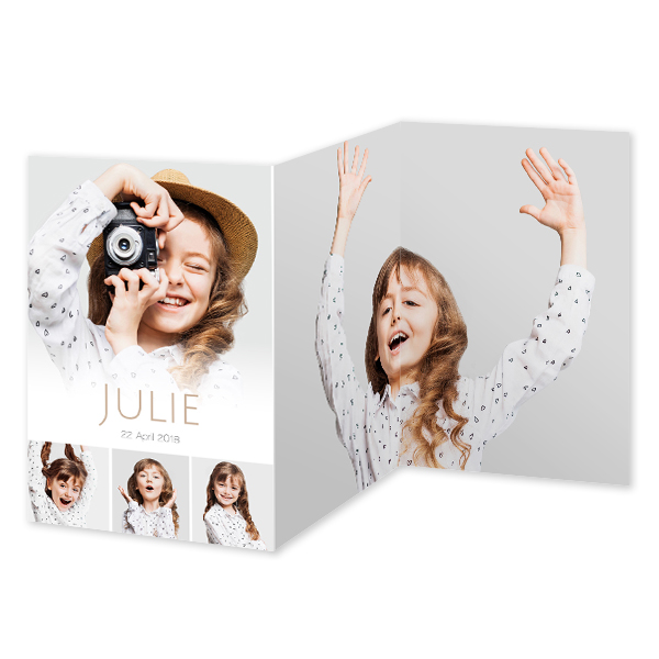 Fotokort 6 sider Stående 10 x 14,3 cm