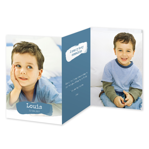 Double Folded Card Portrait 10 x 14,3 cm