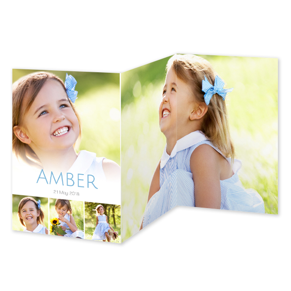 Double Folded Card Portrait 10 x 14,3 cm