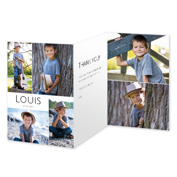 Faire-part 3 volets Portrait 10 x 14,3 cm Faire-part 3 volets Portrait 10 x 14,3 cm