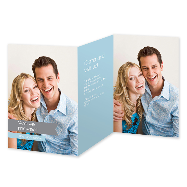 Dubbelgevouwen Kaart Staand 10 x 14,3 cm