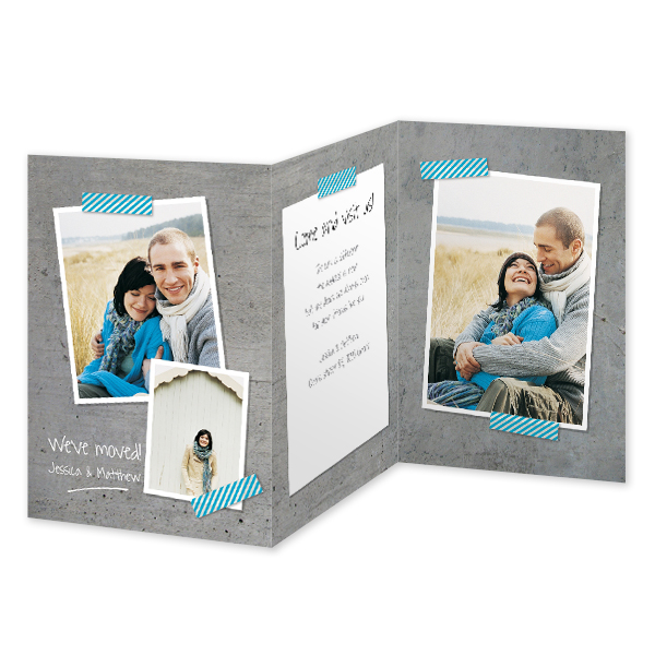 Double Folded Card Portrait 10 x 14,3 cm