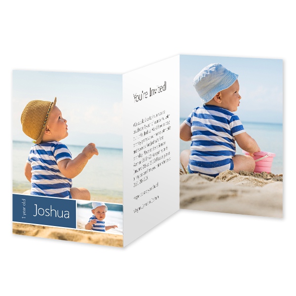 Doppelt gefaltete Grusskarte Hochformat 10 x 14,3 cm