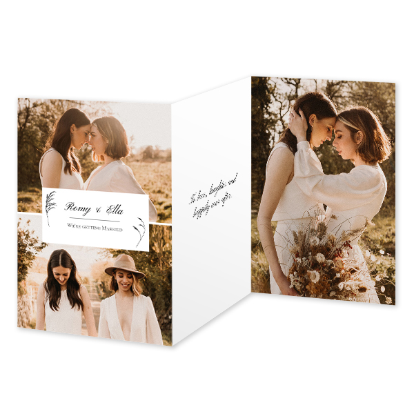 Double Folded Card Portrait 10 x 14,3 cm Double Folded Card Portrait 10 x 14,3 cm