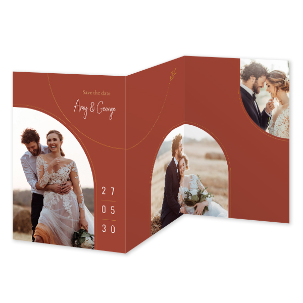 Doppelt gefaltete Grusskarte Hochformat 10 x 14,3 cm Doppelt gefaltete Grusskarte Hochformat 10 x 14,3 cm